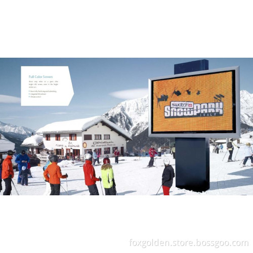 Low Temperature P10 Outdoor Advertisement Full Color LED Display